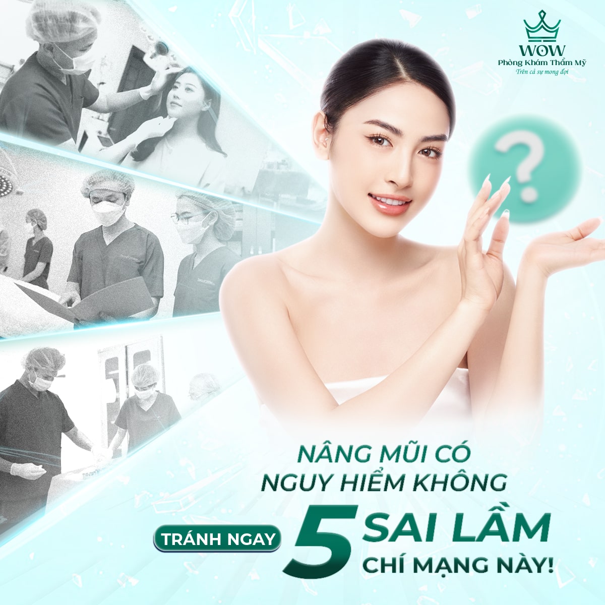 Nâng mũi có nguy hiểm không? Tránh ngay 5 sai lầm chí mạng